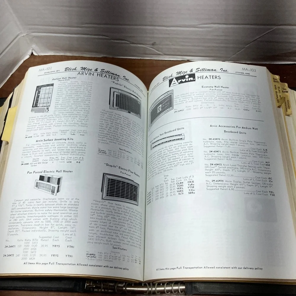 Blish Mize Silliman Hardware Catalog 1963 Atchison Kansas Wholesale Price List